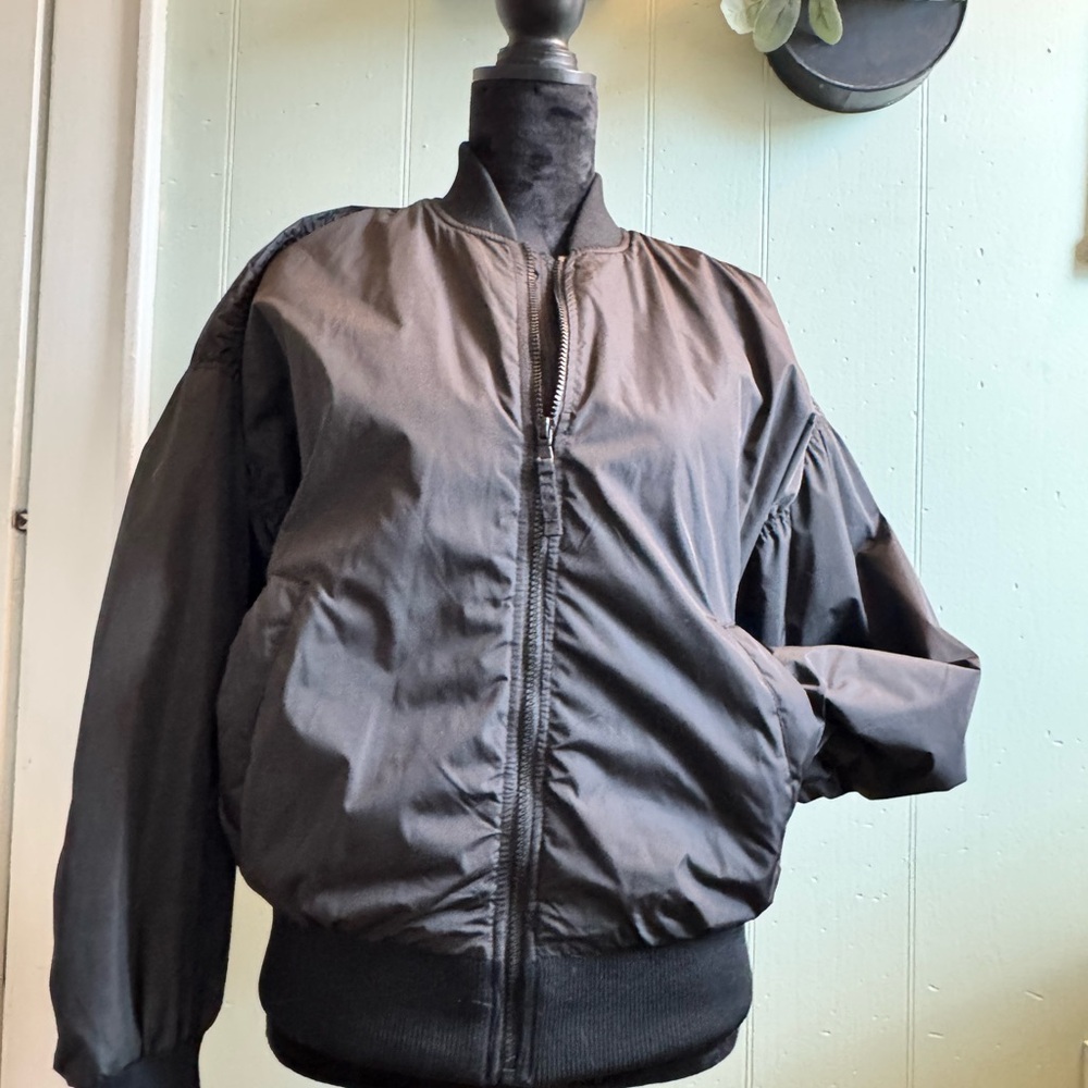 Old Navy Charcoal Bomber Jacket